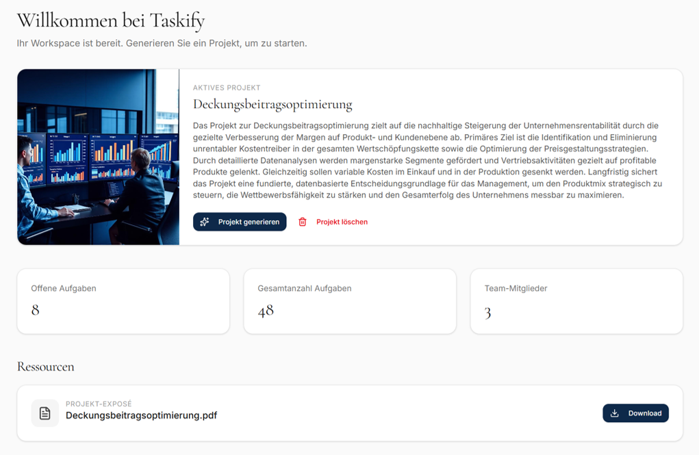 Finden Sie weiterführende Ressourcen in der Projektbeschreibung.